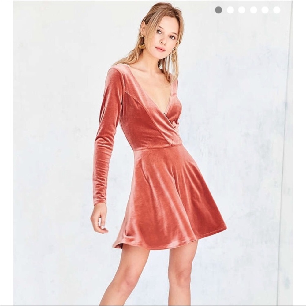 Urban Outfitters Velvet Skater Dress